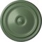 Ekena Millwork Reece Ceiling Medallion (Fits Canopies up to 2 3/8"), Hand-Painted Athenian Green, 12"OD x 1 3/4"P CM12REAGF - alternate 1